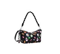 Desigual Sac à épaule Éclat Munich Noir tressé 29 x 18,5 x 8 cm