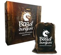 Bag of Dungeon - Jeu de société d’Aventure Fantastique | 1 à 4 Joueurs | Dès 7 Ans | Facile à Apprendre | Jeu de Plateau roguelike de Style D&D | Version Anglaise