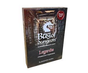 Bag of Dungeon: Legends Character Expansion Pack for Any BOD Game | Includes Wizard, Halfling, Minotaur & Warrior with New Destiny & Encounter Cards | Upgrade Skills, Spells & Challenges | 2nd Edition