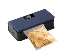 Bag Sealing Machine and Cutter - 6-Levels Food Magnetic Closer Tool - Portable Food Sealing Machine | for Snack Chips Sandwich Kitchen Fridge Travel Home Restaurant Apartment