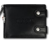 Bag Street en cuir pour homme Portefeuille noir 12x9.5x2cm OPJ124S