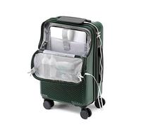 Bagage à main approuvé par les compagnies aériennes avec poche pour ordinateur portable et ports USB - Valise multifonction idéale pour les voyages, 1, 24 inches