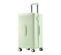 Bagage à main léger avec roulettes, valise étanche haute capacité, porte-gobelet avec port USB, serrures approuvées par la TSA, solide et durable, Vert, 66 cm, Bagage extensible avec roulettes