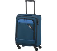 Bagage À Main Trolley 4 Roues,Léger,Derby,Valise À Roulettes Élégante À Coque Souple Petite Avec Serrure Tsa + Fonction D'accrochage,55 Cm,41 Litres