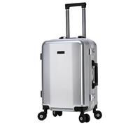 Bagage avec cadre en aluminium de 66 cm avec double boucle, port de charge USB externe, élégant et valise pour voyage sécurisé par mot de passe, sac de transport léger, 66 cm., C