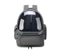 Bagagerie Moto Sac De Transport Transparent Animaux Compagnie À Dos Voyage Plein Air Chats Petits Chiens Fournitures Respirantes Sac À Dos Motos(Gray)