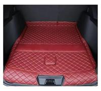 Bagages DéMarrage Bac pour BYD pour Song pour Plus pour DMi pour EV 2020-2025, Plateau Doublure Coffre Chargement Tapis Coffre Arrière Tout Autour(Main Pad Red,A)