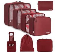 BAGAIL Cubes d'emballage pour Valise 8 Ensemble, Organisateurs d'emballage de Bagages légers Cube d'emballage pour Accessoires de Voyage