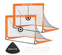 Bagail Football Goal, Filet de Football Pop - up avec But, Clous au Sol et Sac à Main Portable, Facile à Assembler, idéal pour Les entraînements de Jardin et Les matchs de Divertissement