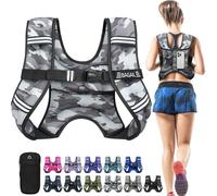 BAGAIL gilet de musculation, tour de poitrine réglable, sac pratique, gilet de musculation en sable de fer, idéal pour les entraînements en salle de sport, le yoga et les exercices d'aérobic.