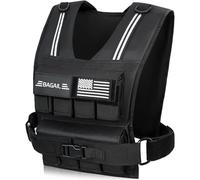 Bagail Gilet Lesté Pour La Musculation, Plaques De Fer Amovibles, Tour De Poitrine Réglable, Gilet De Fitness Robuste Pour Homme Et Femme,Le Yoga Et Les Exercices d'Aérobic.