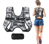 Bagail Gilet Lesté Pour la Musculation, Taille Ajustable, Poche Pratique, Gilet Lesté en Sable de Fer, Idéal Pour les Séances de Gymnastique, le Yoga et les Exercices d'Aérobic.
