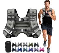 Bagail Gilet Lesté Pour la Musculation, Taille Ajustable, Poche Pratique, Gilet Lesté en Sable de Fer, Idéal Pour les Séances de Gymnastique, le Yoga et les Exercices d'Aérobic.