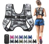 Bagail Gilet Lesté Pour la Musculation, Taille Ajustable, Poche Pratique, Gilet Lesté en Sable de Fer, Idéal Pour les Séances de Gymnastique, le Yoga et les Exercices d'Aérobic.