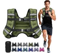 Bagail Gilet Lesté Pour la Musculation, Taille Ajustable, Poche Pratique, Gilet Lesté en Sable de Fer, Idéal Pour les Séances de Gymnastique, le Yoga et les Exercices d'Aérobic.