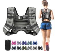Bagail Gilet Lesté Pour la Musculation, Taille Ajustable, Poche Pratique, Gilet Lesté en Sable de Fer, Idéal Pour les Séances de Gymnastique, le Yoga et les Exercices d'Aérobic.