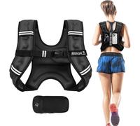 Bagail Gilet Lesté Pour la Musculation, Taille Ajustable, Poche Pratique, Gilet Lesté en Sable de Fer, Idéal Pour les Séances de Gymnastique, le Yoga et les Exercices d'Aérobic.