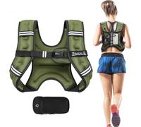 Bagail Gilet Lesté Pour la Musculation, Taille Ajustable, Poche Pratique, Gilet Lesté en Sable de Fer, Idéal Pour les Séances de Gymnastique, le Yoga et les Exercices d'Aérobic.