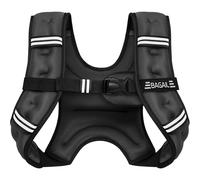 Bagail Gilet Lesté Pour la Musculation, Taille Ajustable, Poche Pratique, Gilet Lesté en Sable de Fer, Idéal Pour les Séances de Gymnastique, le Yoga et les Exercices d'Aérobic.