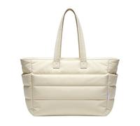 bagasin Sac à Main Femme, Sac Bandoulière pour Ordinateur Portable Avec Compartiments et Fermeture éclair, Grand Sac de Sport Étanche pour Travail, Voyages et Fitness (Beige)