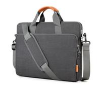 bagasin Sacoche Ordinateur Portable 15.6 17.3 14 13.3 Pouces Mallette Sac pc Tablette Ordinateur Sac à Bandoulière, Tissu Imperméable, Léger Robuste pour Affaires Décontraction ou École