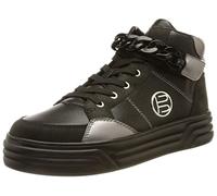 BAGATT casual Femme Bleu Bottes avec Doublure Froide, Noir métallisé, 38 EU