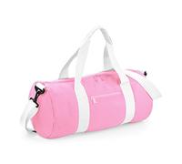 BagBase Bg140cpwh Sac tonneau Original Mixte, Rose Classique/Blanc cassé, M