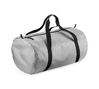 BagBase BG150 Sac tonneau Pliable Argenté/Noir