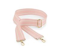 BagBase BG765 Boutique Sangle de sac réglable - Accessoire essentiel pour sacs à main et sacs à bandoulière - 100 % PU aspect cuir, Rose pâle/huître