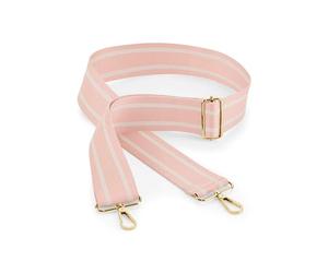 BagBase BG765 Boutique Sangle de sac réglable - Accessoire essentiel pour sacs à main et sacs à bandoulière - 100 % PU aspect cuir, Rose pâle/huître