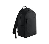 BagBase Everyday Carry Sac à dos de 22 litres en polyester recyclé résistant à l'eau, housses pour ordinateur portable et tablette de 16", bretelles rembourrées et panneau arrière, plusieurs poches