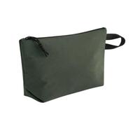 Bagbase Minimal Lifestyle Pochette en nylon froissé Noir Compartiment principal zippé Boucle de préhension et tirettes de cordon Fermeture Éclair dissimulée pour la décoration Utilisation polyvalente
