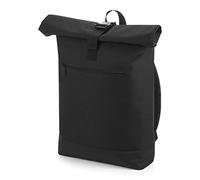 BagBase Sac à dos roulage BG855BLAC Mixte Noir Medium