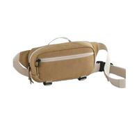 Bagbase Ramble Belt Bag - Desert Sand, Sac ceinture de voyage en polyester recy vec poches principales et avant zippées, crochet interne pour clés, sangles de compression et sangle de ceinture