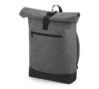 Bagbase - Sac à dos (12 litres) (Taille unique) (Gris chiné/Noir)