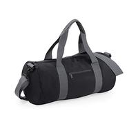 BagBase Sac de voyage 20 L Taille unique Noir/Gris