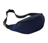 BagBase - Sacoche banane - 2.5 litres (Lot de 2) (Taille unique) (Bleu marine)