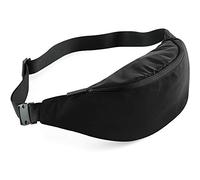 BagBase Studio - Sac banane ajustable (Taille unique) (Noir)