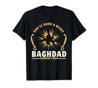 Bagdad Summer Camp USA Anciens combattants Irak War Military T-Shirt