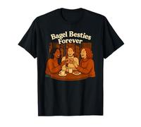 Bagel Besties Forever Funny Brunch Bagel Day T-Shirt