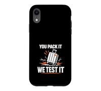 Baggage Handler Rampe Agent Airport Worker Aviation Crew Coque pour iPhone XR
