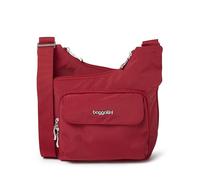 Baggallini Criss Cross 10x11 Crossbody for Women Lightweight Water-Resistant Nylon Travel Bag W/RFID & Quick Access Pockets, Sacs à Main Mixte, Vert Pomme, Taille Unique