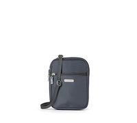 Baggallini Essential Crossbody Bag, Mini Essentiel pour Femme - Porte-Carte RFID intégré - Petit Sac bandoulière remplaçable, Gris Anthracite
