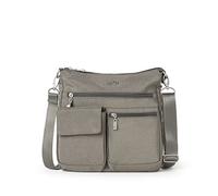 Baggallini Everywhere Slim Crossbody, Sac à bandoulière Fin Moderne Partout Femme, Sterling Shimmer, Taille Unique