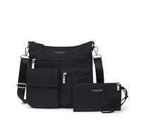 Baggallini Femme Modern Everywhere Slim Crossbody Taille unique, Noir, Taille unique