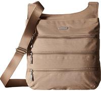Baggallini Grand sac à bandoulière de voyage à fermeture éclair., plage, Taille unique, Grand sac de voyage à bandoulière à fermeture éclair