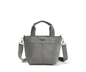 Baggallini Mini sac fourre-tout, Sterling Shimmer, Taille unique