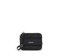 Baggallini Modern Everywhere Mini Crossbody for Women-7x0.8x5.5 Cross Body Small Purse Travel Bag-Quick-Access Pocket, Sac Femme, Noir, Einheitsgröße