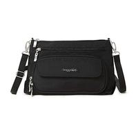 Baggallini, Sac à bandoulière RFID original Everyday Femme, Noir, Taille unique