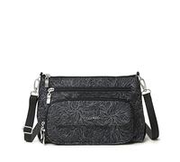 Baggallini Quotidien, Sac à bandoulière Original RFID Everyday Femme, Midnight Blossom, Taille Unique